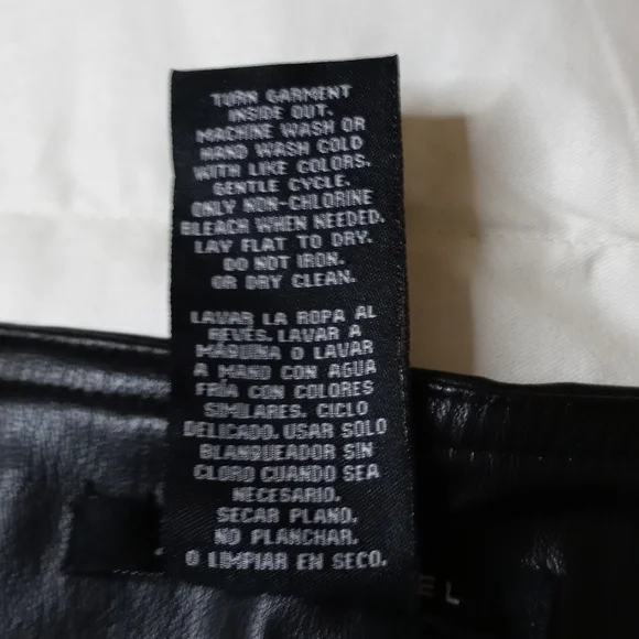 Black Faux Leather Leggings Zac & Rachel Medium - Picture 6 of 8